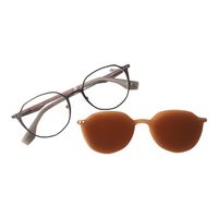 LV.MU.1247-0202.1 Armacao Para Oculos de Grau Masculino Reebok Multi Polarizado Marrom -6-